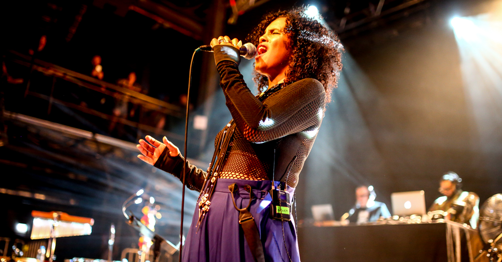 Neneh Cherry live bei der Pop-Kultur 2018. Fotocredit: Roland Owsnitzki