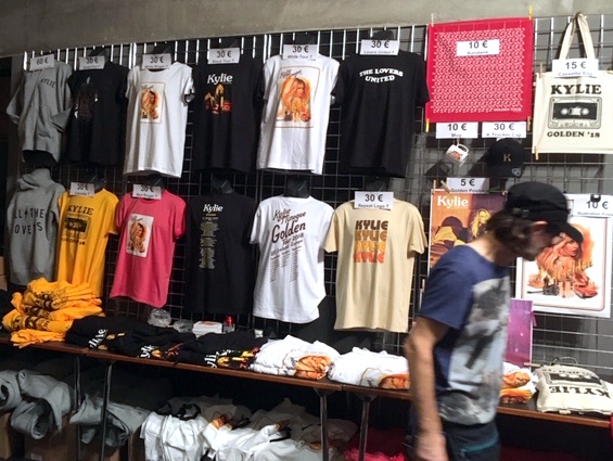 Kylie Merchandise Golden Tour